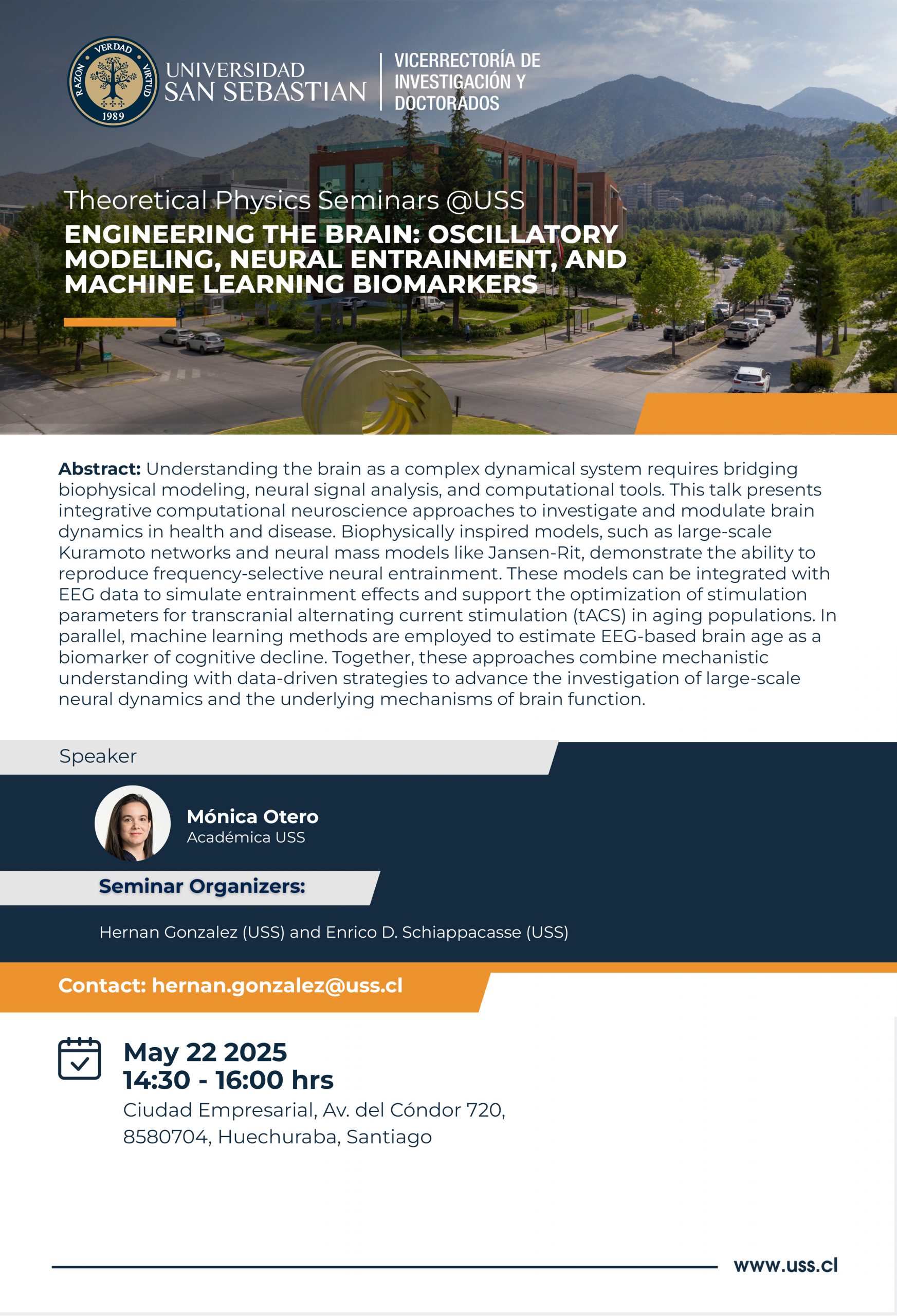 Seminario Física Teórica 22 mayo 2025