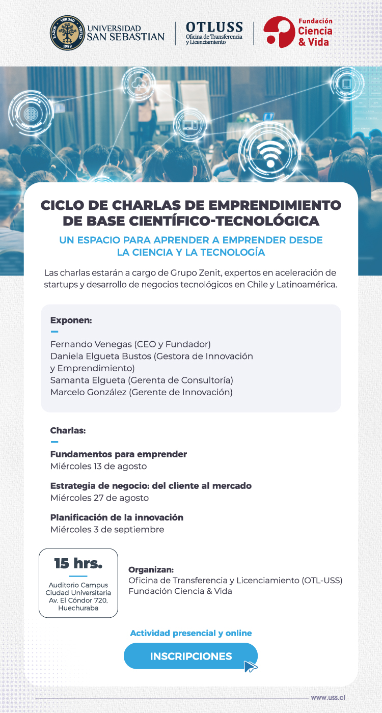 charlas OTL fundación ciencia y vida aprende a emprender